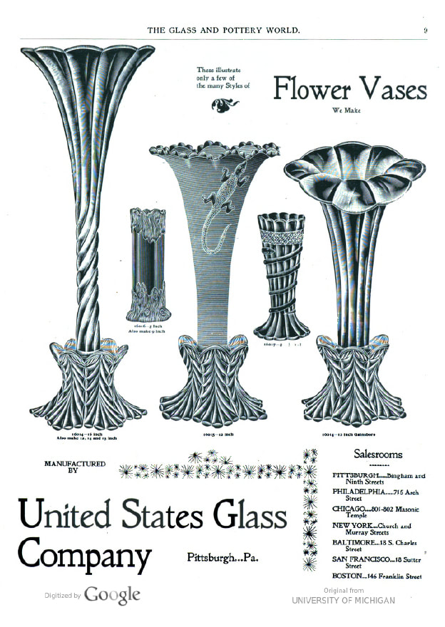 United Staes Glass ad