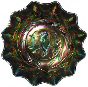 Kingfisher bowl, Crown Crystal