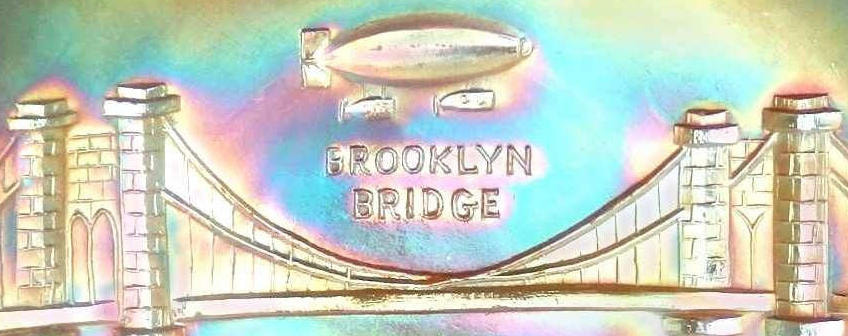 Detail of the Brooklyn Bridge bowl