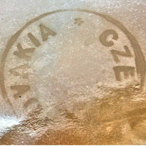 Czechoslovaia etched mark
