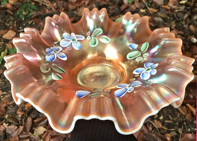 Dugan’s peach opal Single Flower bowl