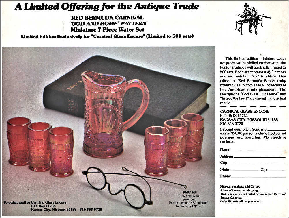 Fenton Ad for God and Home