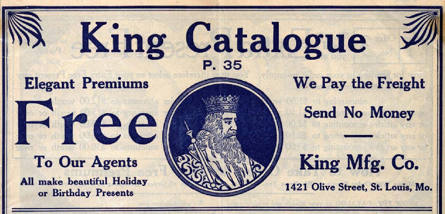 King catalogue promotion offer