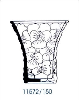 Pansy vase