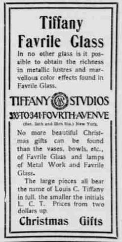 Newspaper ad 1900
