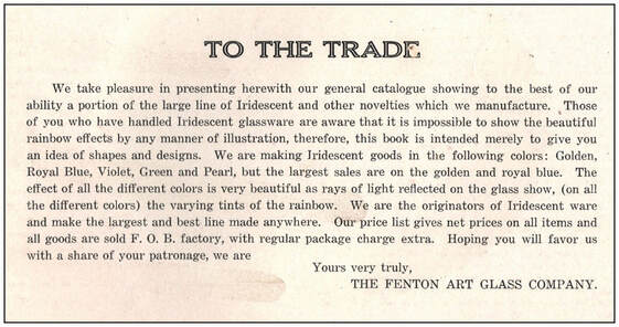 Fenton Catalog introduction