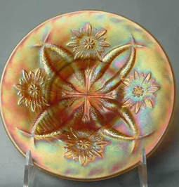 Four Flowers plate