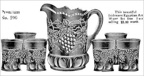 Grape and Cable water set in King’s Catalogue No.30