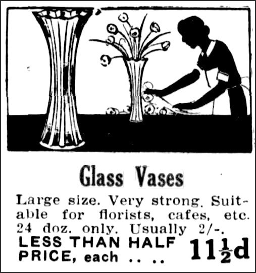 Newspaper ad 1930