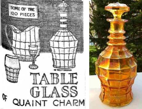 Jacobean Carnival Glass