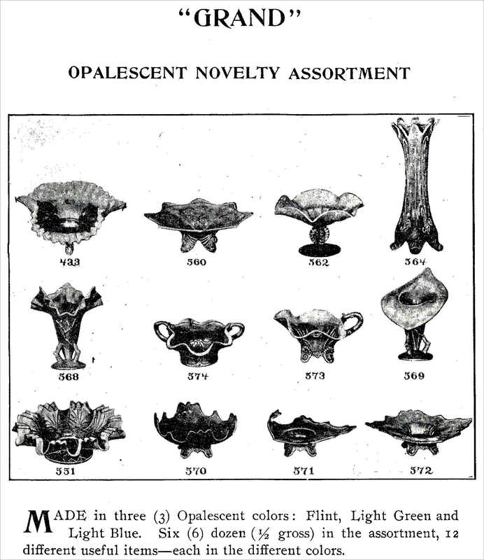 Grand Opalescent Assortment 1904-10