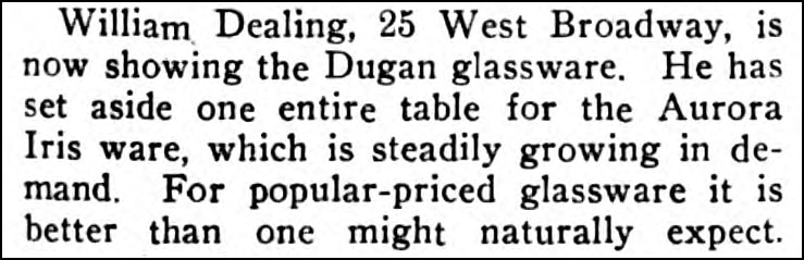1910 Pottery, Glass & Brass Salesman