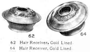 Gold hair receivers