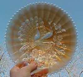 Peacocks plate