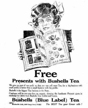 Bushell's Tea ad