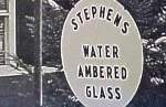 Marlin water ambered glass