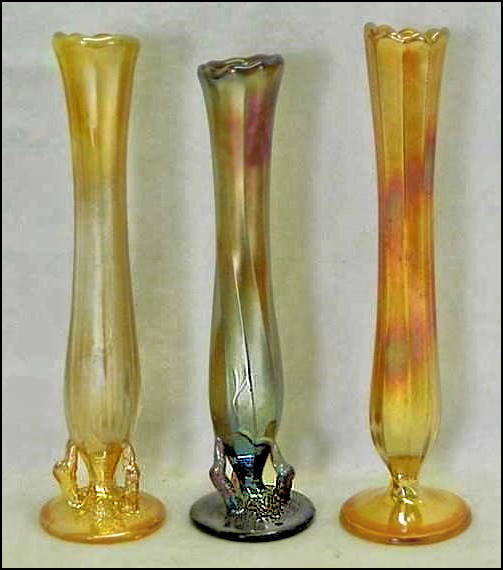 Trio of Bud vases