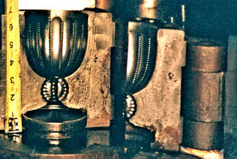 Fenton Bead and Panel goblet