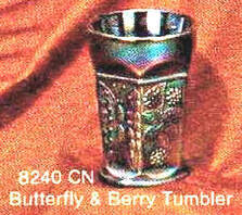Butterfly and Berry Revival tumbler 1972