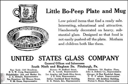 United State Glass ad