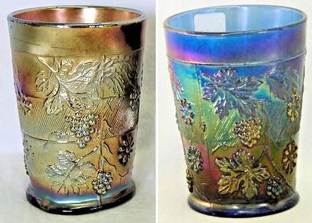 Floral and Grape tumblers