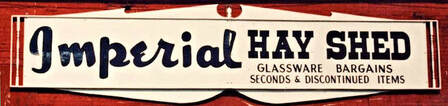 Hayshed sign, 1983