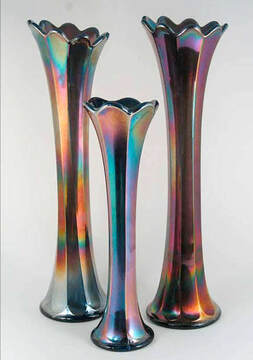 Fenton Panel vases