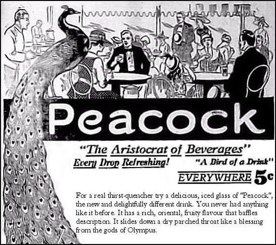 Peacock drink