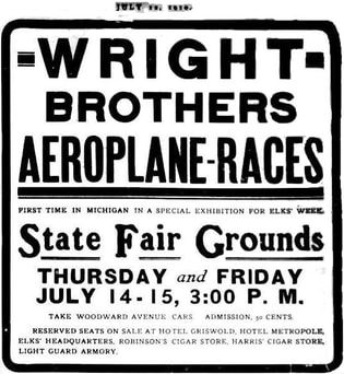Ad in Detroit Times 1910