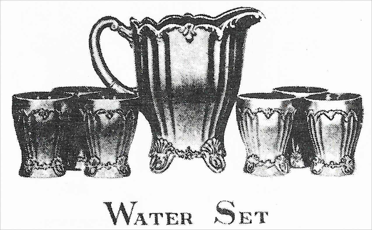 Dugan Fan water set, 1907