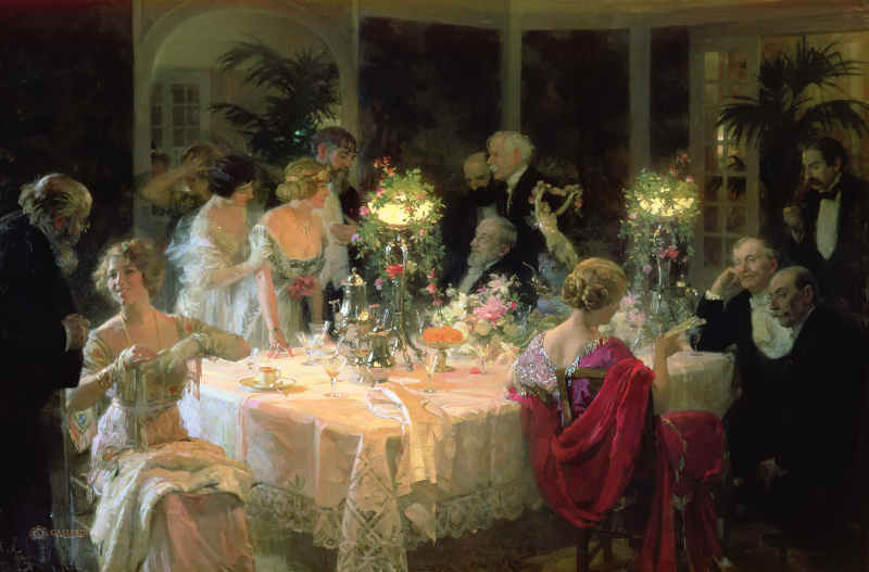 Dinner party 1913