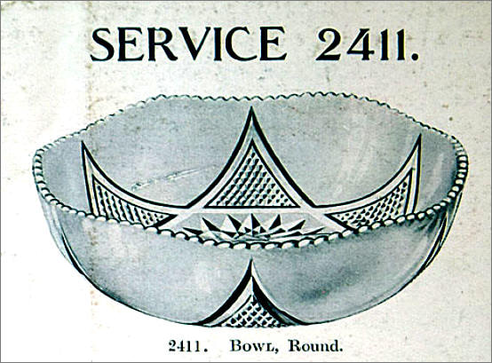 Hobstar and Cut Triangles, Service 2411