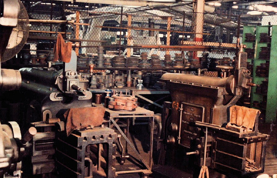 Inside the Imperial factory in 1983