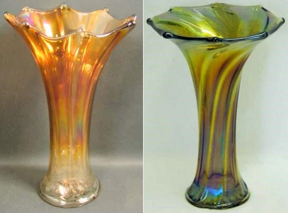 Imperial's Morning Glory and Curled Rib vases