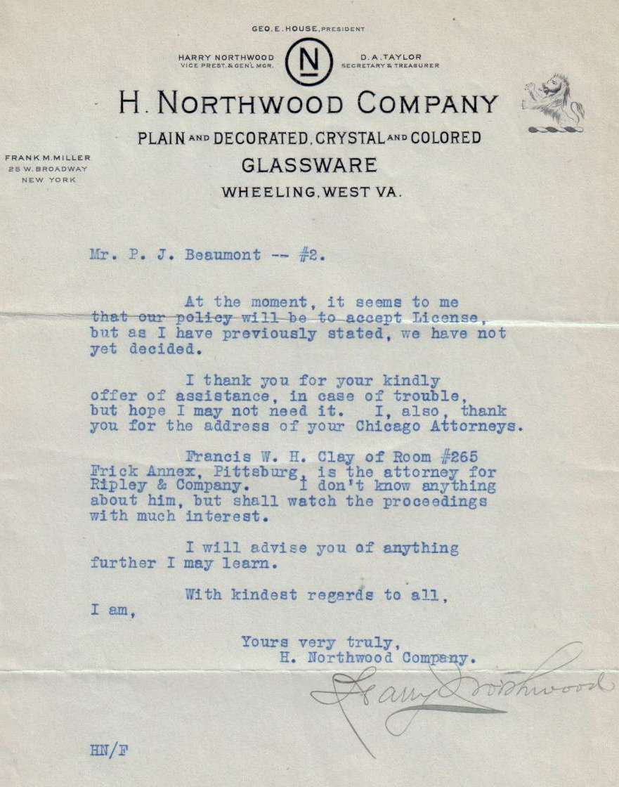 Northwood letter