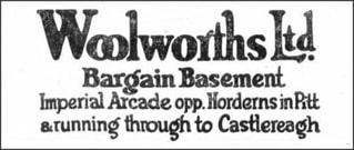 Woolworths ad