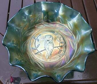 Kingfisher bowl aqua
