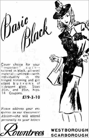 Fashion ad 1945