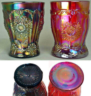 Dahlia Classic and Reproduction tumblers