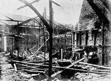 Fire damage 1913