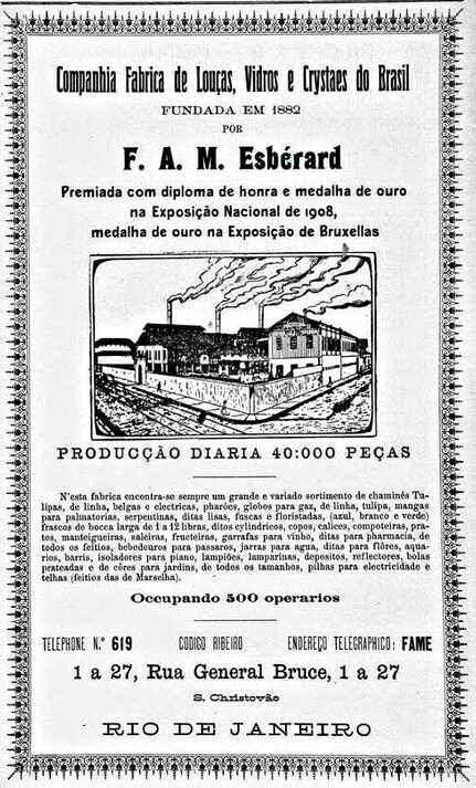 Esberard promotional ad 1910