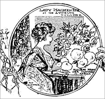 Lady Grace Mackenzie cartoon