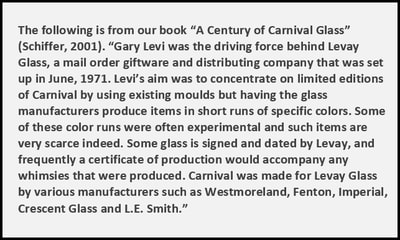 Explanation of Carnival made for Levay
