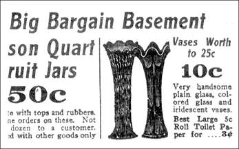Newspaper ad 1910