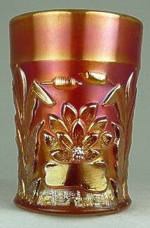 Waterlily and Cattails tumbler