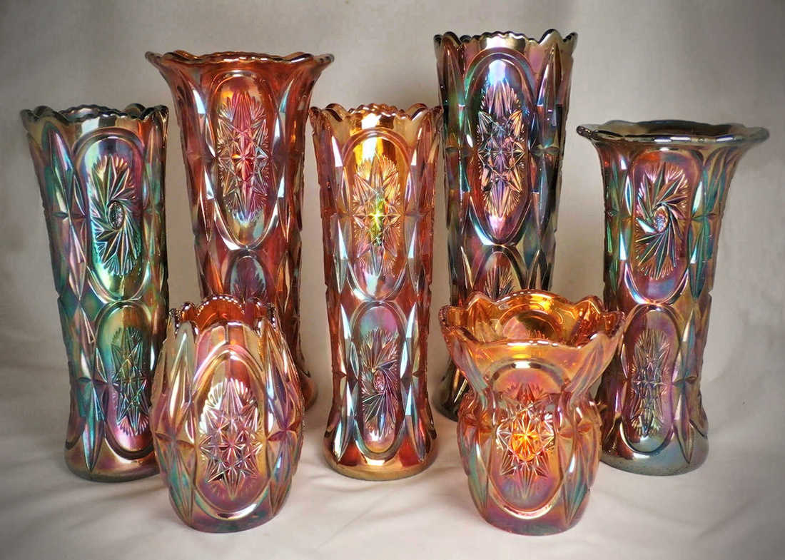 Starburst vases